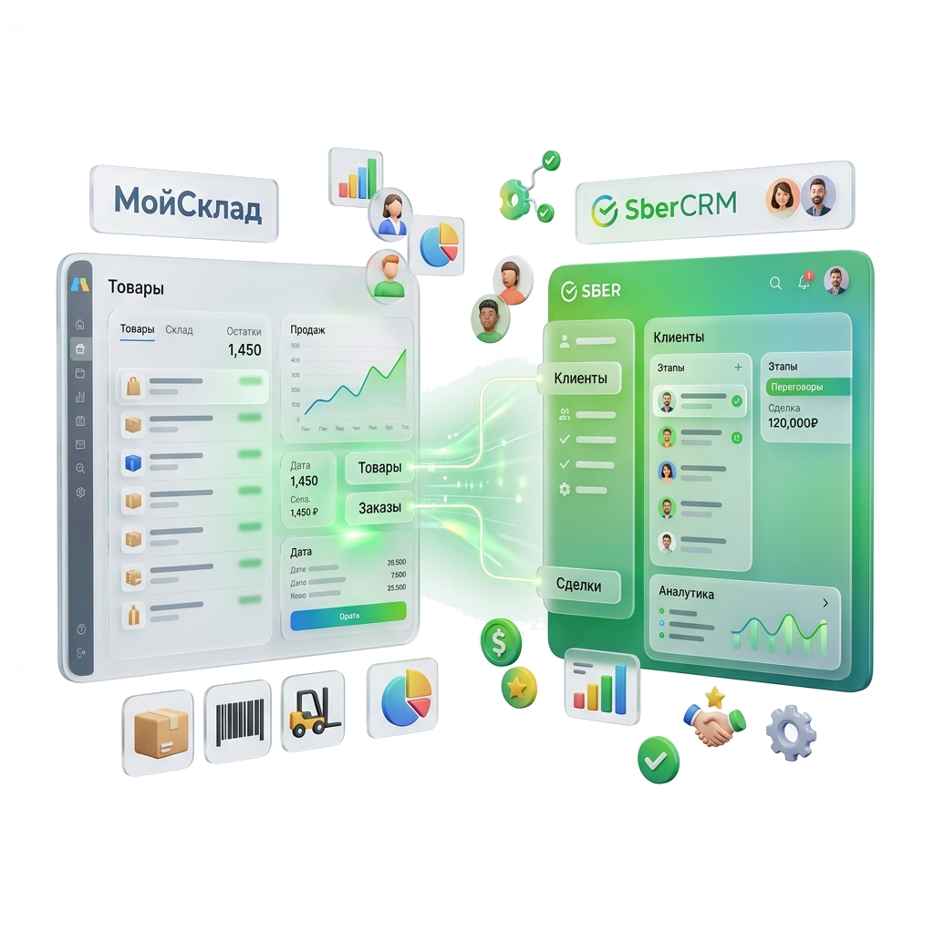 Интеграция МойСклад с SberCRM